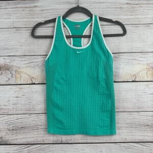 Nike Sphere Dry Fit Dry Racerback Tank Top Womens M/L Turquoise NEW